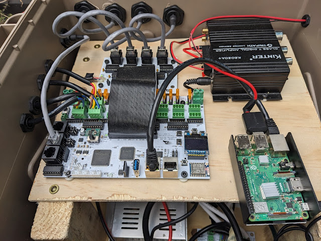 Main control box with Raspberry Pi